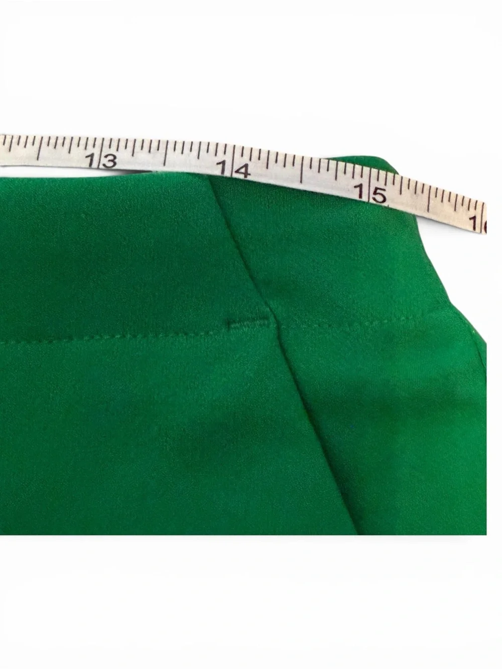 Rachel Zoe Emerald Green High-Waist Tailored Shorts - Picture 6 of 7